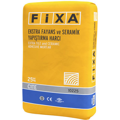シーリングモルタル接着剤 - EXTRA C1TE - FİXA YAPI KİMYASALLARI SAN VE TİC LTD.ŞTİ - タイル用 / ポリマー / セメント系