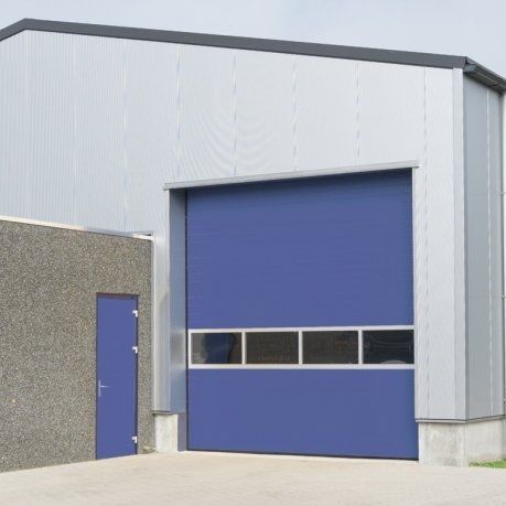 セクショナル産業ドア - DOCO International B.V. - 金属製 / 安全用 / 自動
