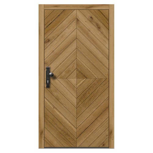 入り口ドア - H402 oak 2E - DOORS, d.o.o. - 木製 / ヒンジ付き / ヴィンテージ スタイル