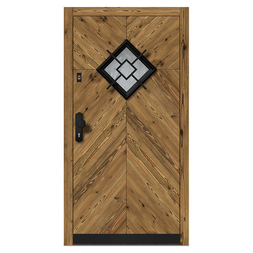 入り口ドア - H410 spruce 3B - DOORS, d.o.o. - 木製 / ヒンジ付き / ヴィンテージ スタイル
