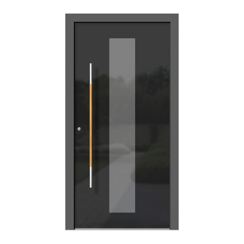 入り口ドア - HA308 - DOORS, d.o.o. - 木製 / アルミニウム / ガラス製
