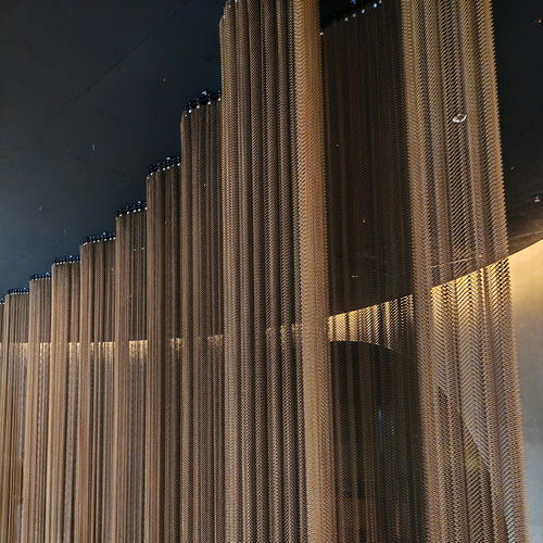 ワイヤーメッシュカーテン - QKMCD-07 - HEBEI JOINWIN ARCHITECTURAL DESIGN CO.,LTD - 多色 / カスタマイズ可能 / アルミニウム
