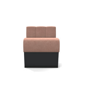 デザイン布張りベンチ - Most Design - 布製 / 発泡体 / 木製脚