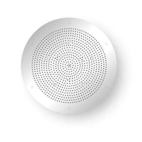 ビルトイン式シャワーヘッド - WT65C12 - AQUAFORM - 円形 / 雨 / カラーセラピー搭載