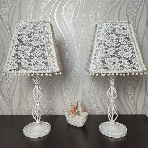 卓上ランプ - 6403 - DelightLamps - 金属製 / 布製 / 伝統的
