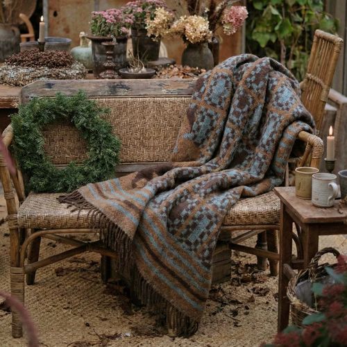 メリノ羊毛製プレード - SWEDISH - dELENZO LINEN FROM EUROPE S.L