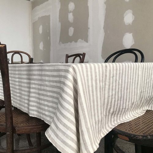 リネンテーブルナプキン - MILOS - dELENZO LINEN FROM EUROPE S.L - 縞模様 / 洗える