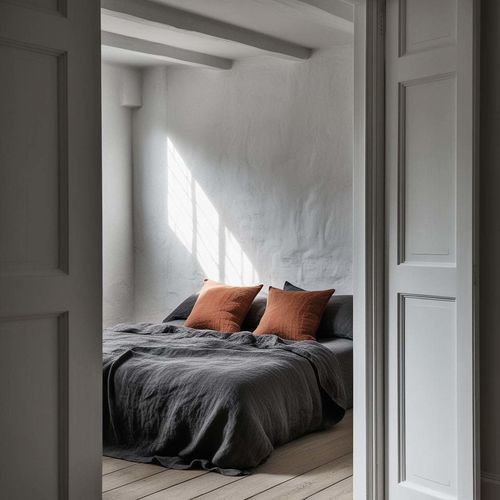 リネンベッド用布製品 - GRAY COMPLETE SET - dELENZO LINEN FROM EUROPE S.L