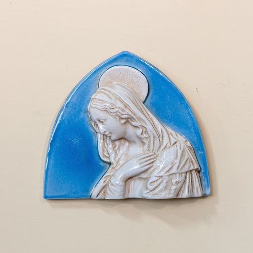 釉薬使用セラミック製彫刻 - Madonna Piccola - cestenoli srl - 手作り / イタリア製 / 壁取り付け式