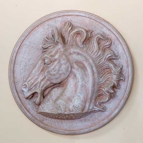 セラミック製彫刻 - Cavallo - cestenoli srl - 手作り / イタリア製 / 壁取り付け式