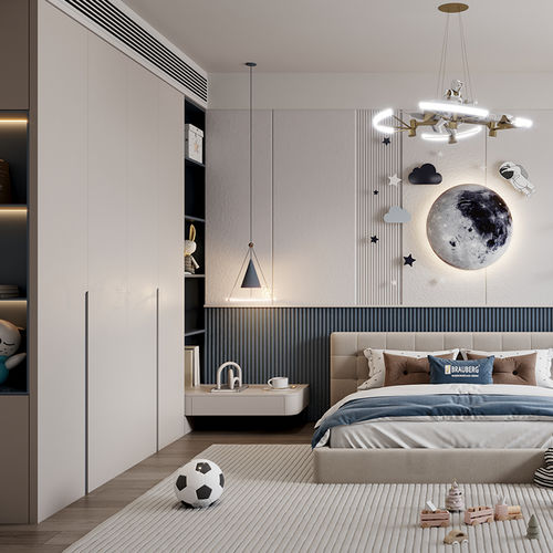 白子供部屋 - DFD-BR-02 - Dief Flooring - 青 / カスタマイズ可能な色 / 木製