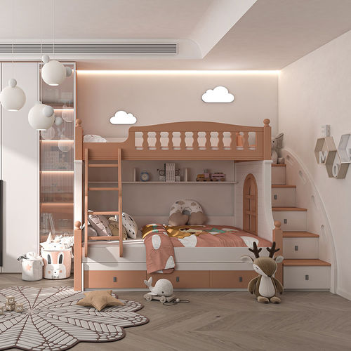 白子供部屋 - DFD-BBW-05 - Dief Flooring - オレンジ / カスタマイズ可能な色 / 木製