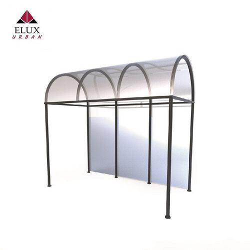 粉体塗装スチール製バスシェルター - Genova 474 - Elux srl - ポリカーボネート製屋根 / プレキシガラス®製屋根