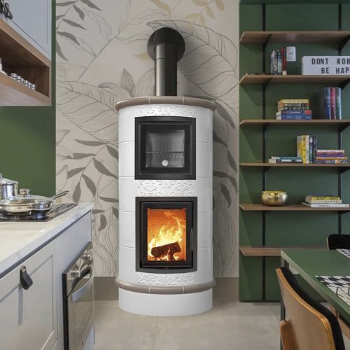 薪ストーブ - GOURMET - Cerampiù Srl - 電動式 / 8 kW / 多燃料