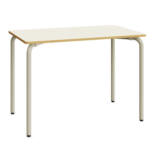 現代風教室用テーブル - Mirplay Objektmöbel - MDF / 塗装金属脚 / 長方形