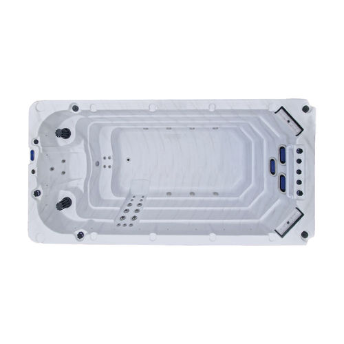 地上スイムスパ - Amazon 4.8 - Catalina Spas - 長方形 / 1人用 / ステンレス製