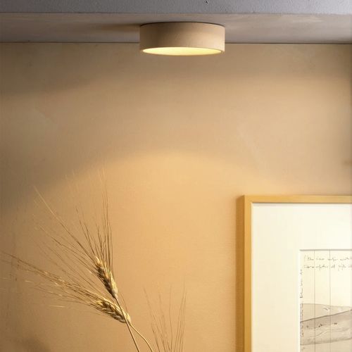 現代風シーリングライト - TEO - Plato Design srls - 円形 / コンクリート製 / LED