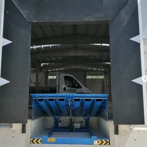 手動式足場調節台 - ICAT® - RSA Door Systems - 伸縮自在リップ / 縦型