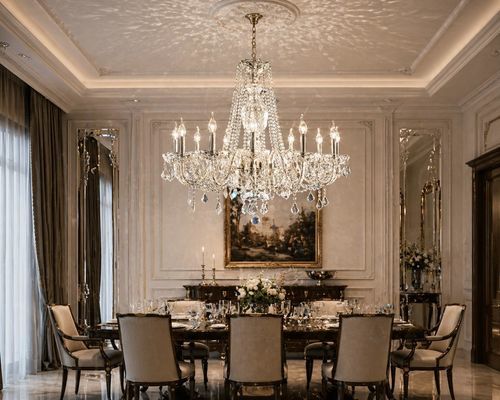 現代風シャンデリア - 0506 - CRISTALUX LIGHTING DESIGN - クリスタル製 / 電球12個 / 業務用