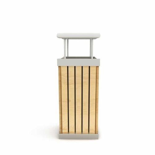 木材ゴミ箱 - RC1015-M - ASLIPARK ÇEVRE TASARIM VE MÜH. SAN. DIŞ TİC. LTD. ŞTİ (Robiwood) - 屋外用 / 屋外用 / 1つ