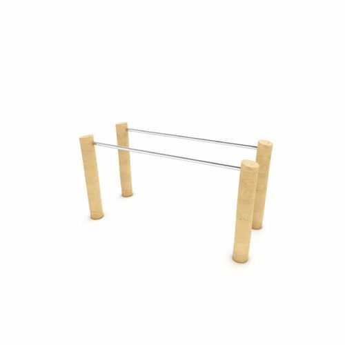 屋外用平行棒 - RF1014 - ASLIPARK ÇEVRE TASARIM VE MÜH. SAN. DIŞ TİC. LTD. ŞTİ (Robiwood) - プレイグランド用 / 公共スぺース用 / フィットネストレール用