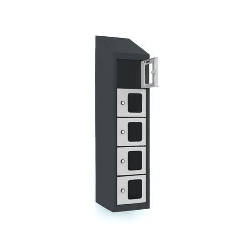 鋼板ロッカールーム - 2151-010501-0241135_V.459 - Lockeel - 粉体塗装スチール製 / キー / 業務用