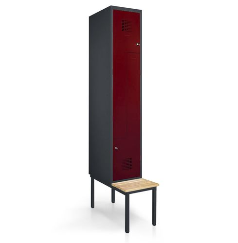 スチール製ロッカールーム - 1150-010200-0301112_V.435 - Lockeel - 鋼板 / 粉体塗装スチール製 / RFID