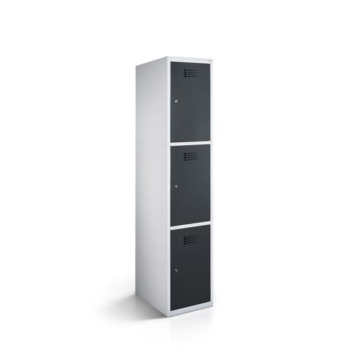 スチール製ロッカールーム - 2110-010300-0301112_V.493 - Lockeel - 鋼板 / 粉体塗装スチール製 / キー