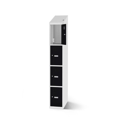 スチール製ロッカールーム - 2180-010400-0401112_V.463 - Lockeel - 鋼板 / 粉体塗装スチール製 / キー