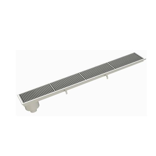 グレーチング付き排水路 - Inza Inox S.L. - 傾斜付 / ステンレス網製 / ステンレススチール製