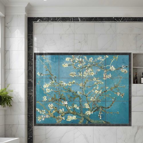 磁器製タイル - ALMOND BLOSSOM - Tempera Art Design - プリント柄 / 屋内 / リビング用