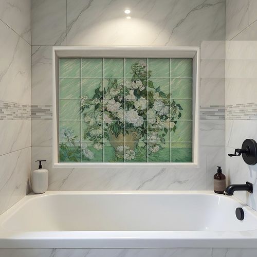 磁器製タイル - VAN GOGH'S ROSES - Tempera Art Design - デジタルプリント / 屋内用 / リビング用