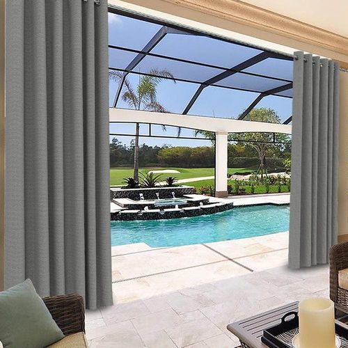 縦型カーテン - CUSTOM OUTDOOR - Covers & All - 無地 / 縞模様 / カスタマイズ可能