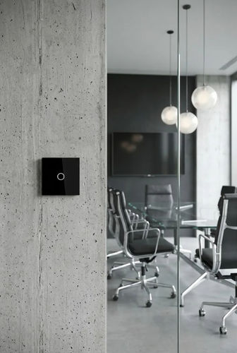 タッチ式スイッチ - PP-T01S-A12B - LightON - 電子式 / 埋め込み式 / 金属製