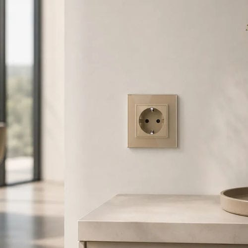 電流コンセント - EU-14 - LightON - 電動 / 壁取り付け式 / フラッシュ