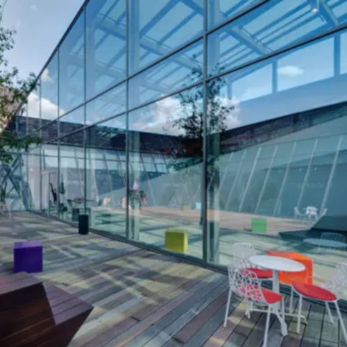 安全ガラスパネル - COOL-LITE&reg; SKN - Saint Gobain Glass France - ソーラー コントロール用 / 防音 / 断熱