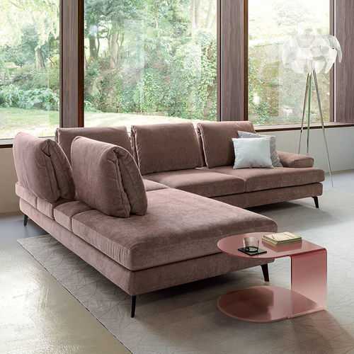 モジュール式ソファー - landa - calligaris - コーナータイプ / 現代風 / 布製