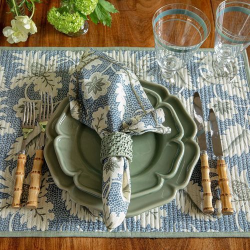 リネンテーブルナプキン - HONEYCOMB TRELLIS - CHELSEA TEXTILES - 多色 / 自然模様 / 家庭用