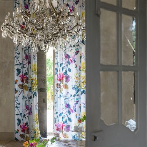張り地 - COUTURE ROSE - DESIGNERS GUILD - カーテン用 / 花柄 / リネン