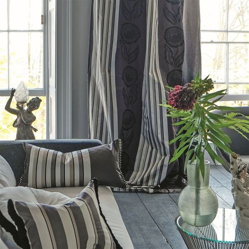 張り地 - ASTRAKHAN - DESIGNERS GUILD - カーテン用 / 縞模様 / 花柄