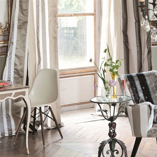 張り地 - AMELIA - DESIGNERS GUILD - カーテン用 / 柄付き / 絹