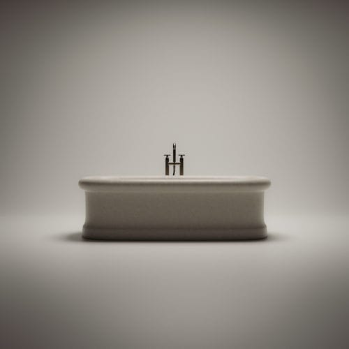 楕円形浴槽 - MEMORY - AGAPE - 置き型 / 住居用 / 石製