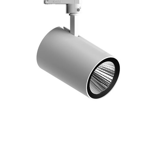 LEDレール式可動照明 - TECNICA EVO - iGuzzini - 円形 / 鋳造アルミニウム製 / 熱可塑性樹脂製