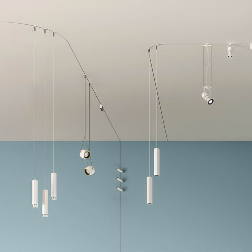 LEDケーブル照明 - FILORAIL POWERLINE - iGuzzini - 円形 / 直線型 / 円筒形