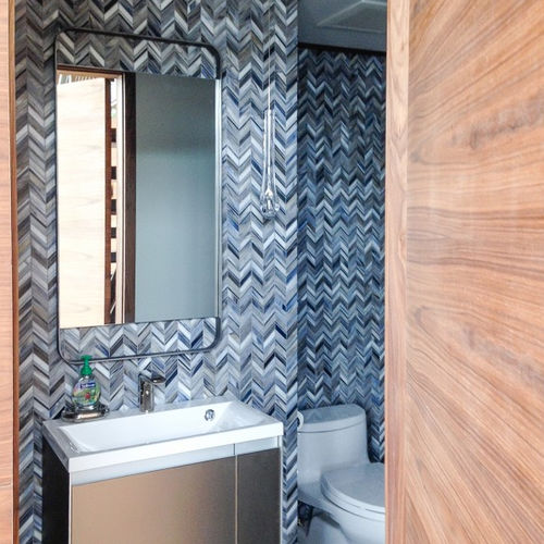 ガラス製モザイク - SWINGIN' CHEVRON - ARTISTIC TILE - 高光沢 / 屋内用 / 壁面