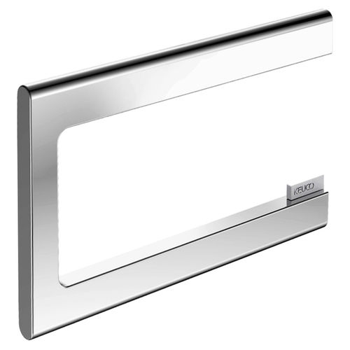 壁取り付け式トイレットロール紙保持具 - 11562  - KEUCO/コイコ - クロムメッキ金属 / 黒色 / ホテル用