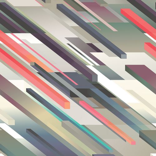 コンテンポラリー壁紙 Fantasque Cubiste Osborne Little 柄 カラー 不織布