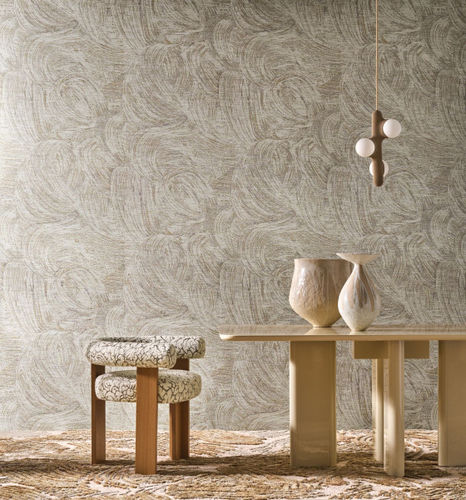 屋内用壁面装飾材 - NASTRO  - CASAMANCE - コットン / ポリエステル製 / プリント柄