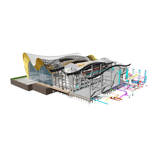 建築用ソフトウェア - ARCHICAD - Graphisoft - レンダリング / BIM（ビルディング情報モデリング） / 建物用