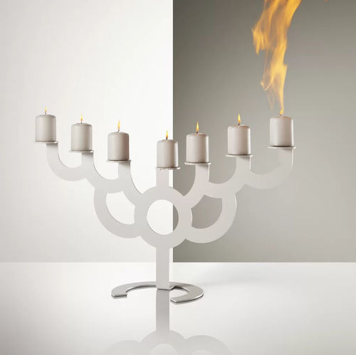 粉体塗装スチール製ろうそく立て - Bold - moooi
